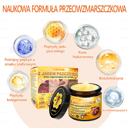 ✨✨Leurea® Krem Regenerujący z Jadem Pszczelim🔥 Naturalna regeneracja skóry, wygładzenie zmarszczek i promienna cera-50 ml
