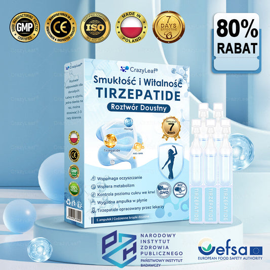 🔥CrazyLeaf® GLP-1 6 az 1-ben Fit & Vital Szájon át szedhető oldat – Napi egyszer, 7 nap alatt látható változás / Elhízás, szív- és érrendszeri egészség, cukorbetegség, alvási apnoe, bélrendszer egészsége, ízületi problémák és még sok más esetén