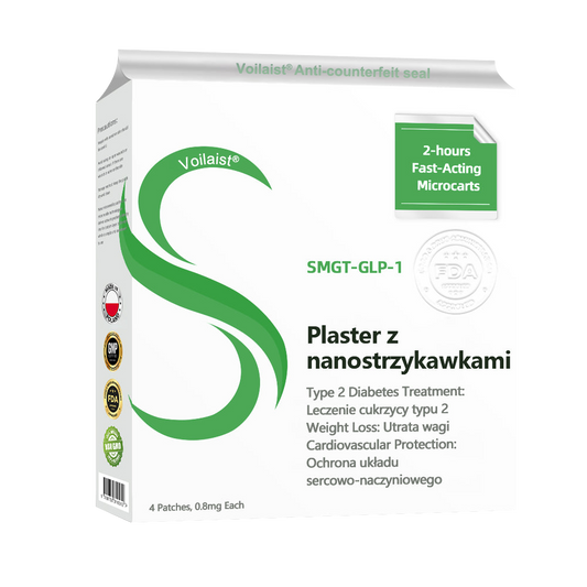 Voilaist® SMGT-GLP-1 Nano Microneedle Patch🍃Bezbolesny, długotrwały, zwalczający cukrzycę, otyłość i choroby układu krążenia
